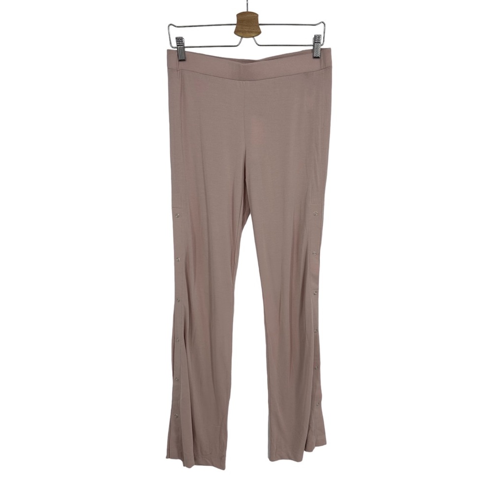 BB Dakota Dusty Rose Snap Button Soft Stretch Fabric Pants